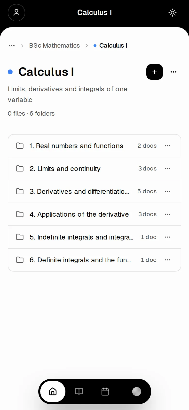Syllabus and documents for any subject.