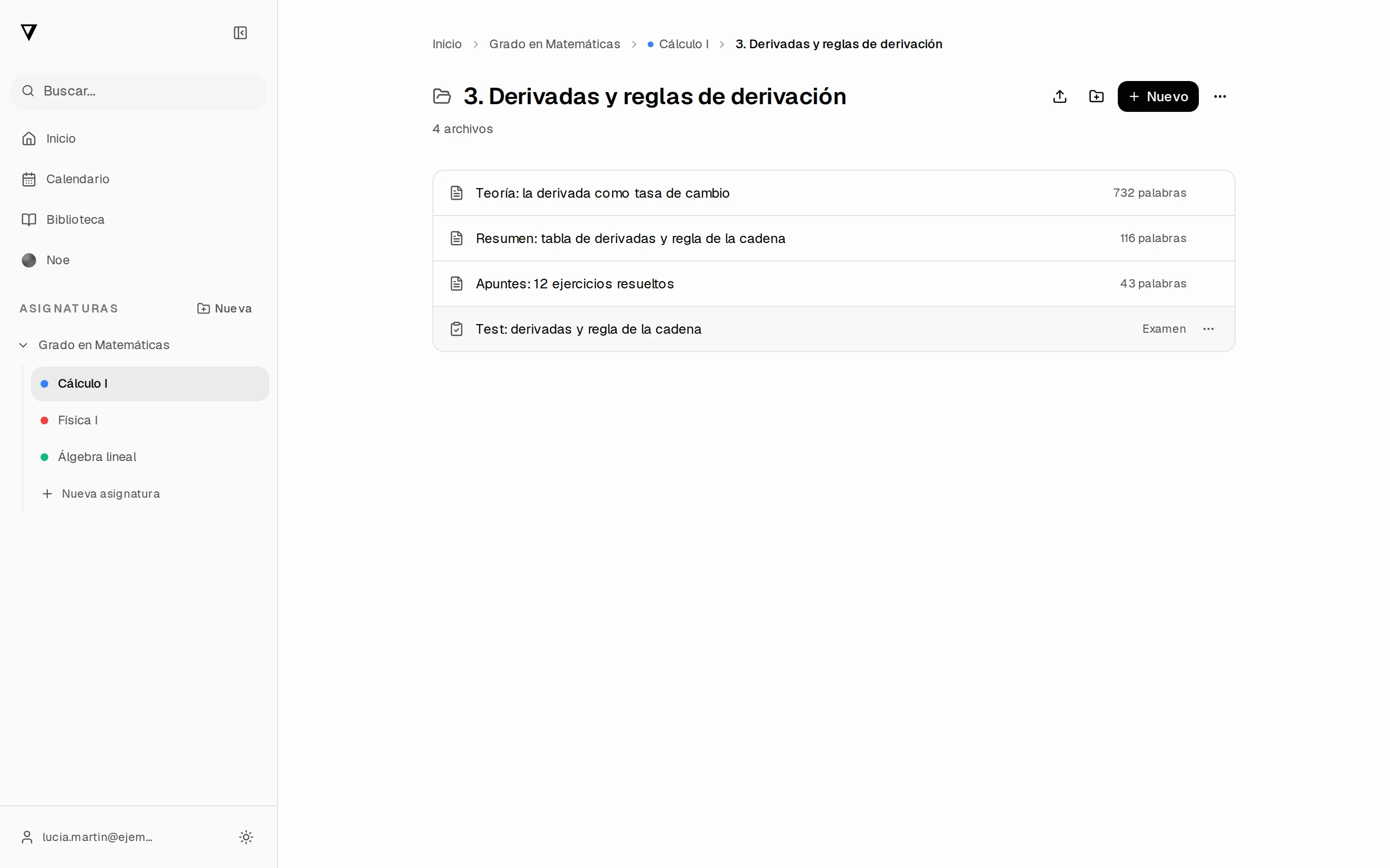 Genera apuntes y resúmenes de cualquier tema o PDF.