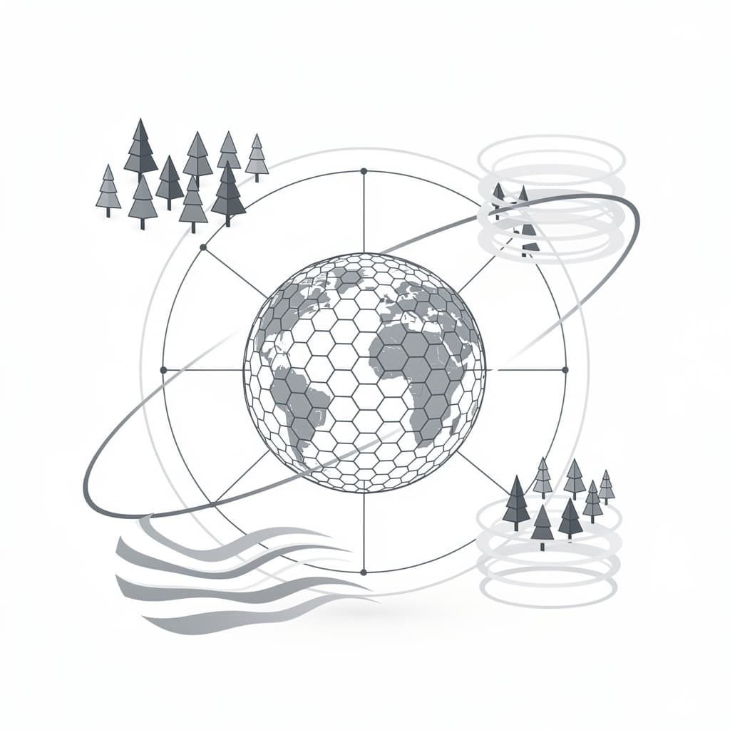 The Architecture of Earths Carbon Exchange
